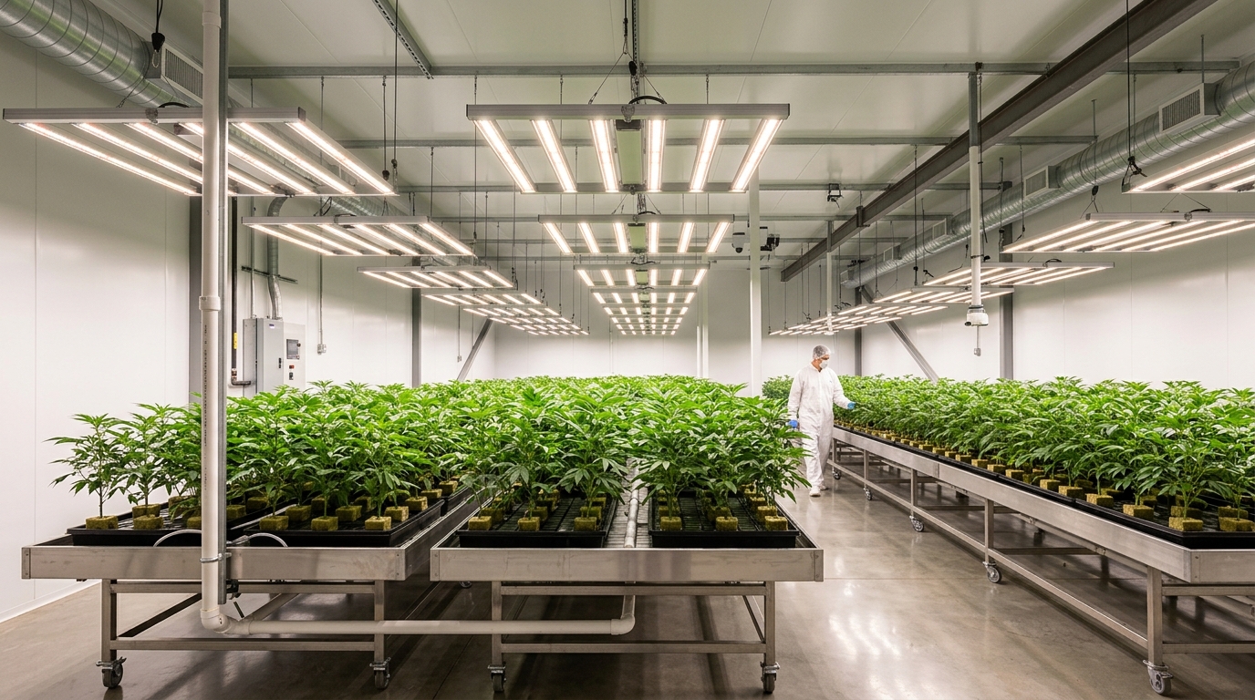 Sala de Cultivo Medicinal Equipada por Sitter
